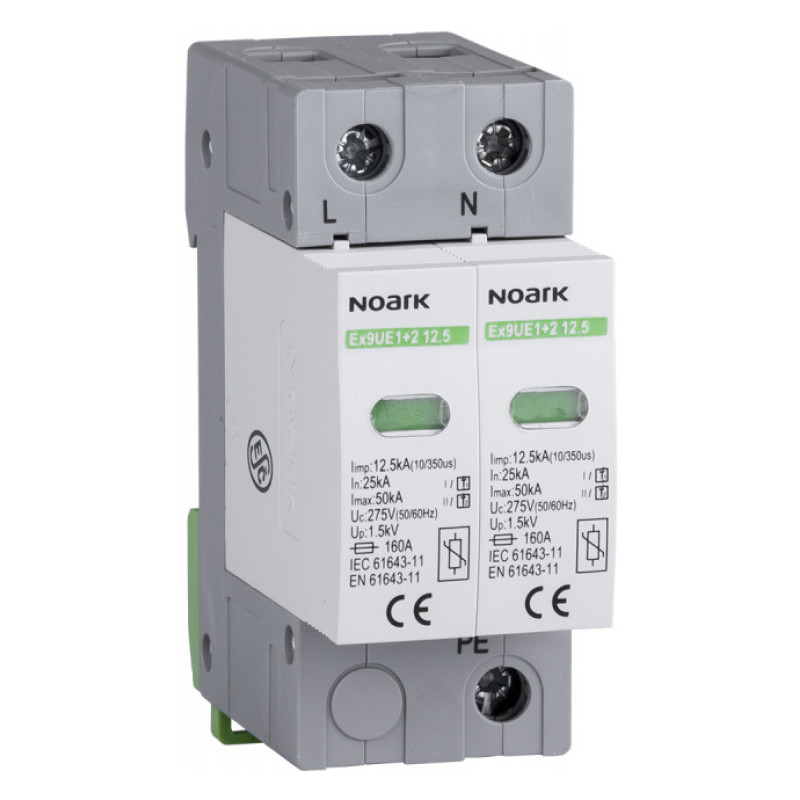 103337-photo.jpg Обмежувач перенапруги Ex9UE1+2 клас 1+2 (B+C) Iimp=12,5kA 275 V AC із додатковим контактом