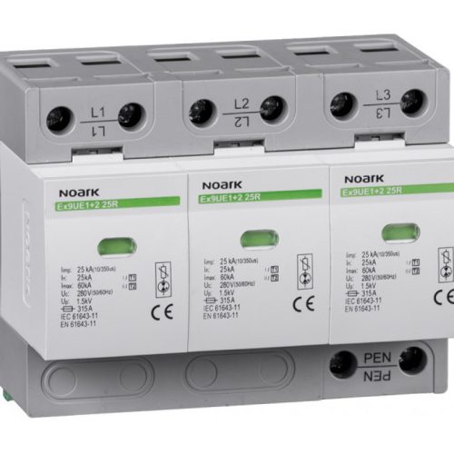 105503-photo.jpg Обмежувач перенапруги Ex9UE1+2 клас 1+2 (B+C) Iimp=25kA 280 V AC