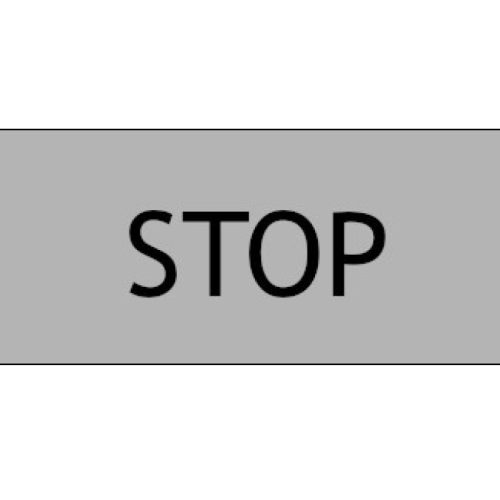 Наклейка Ex9P1 S S7 (STOP) для шильдика Ex9P1 S SH