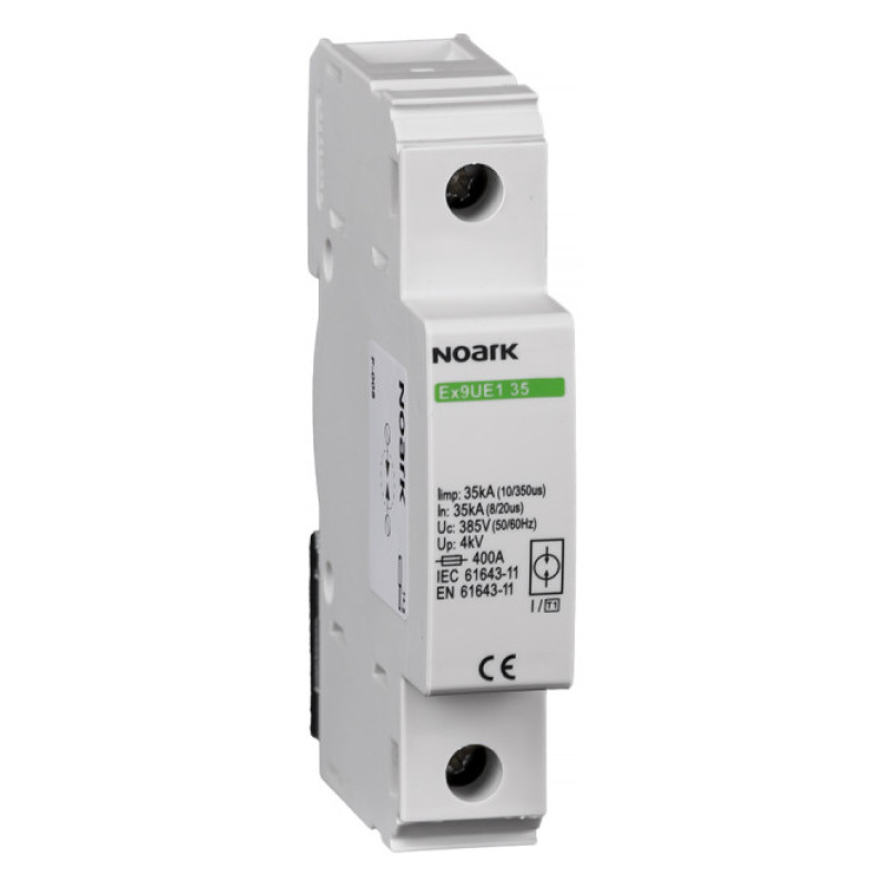 107115-photo.jpg Обмежувач перенапруги Ex9UE1 клас 1 (B) Iimp=35kA Uc=385V/AC 1P