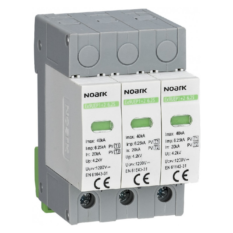 111763-photo.jpg Обмежувач перенапруги Ex9UEP1+2 6.25 1500 EU клас 1+2 6,25kA 1500 V DC